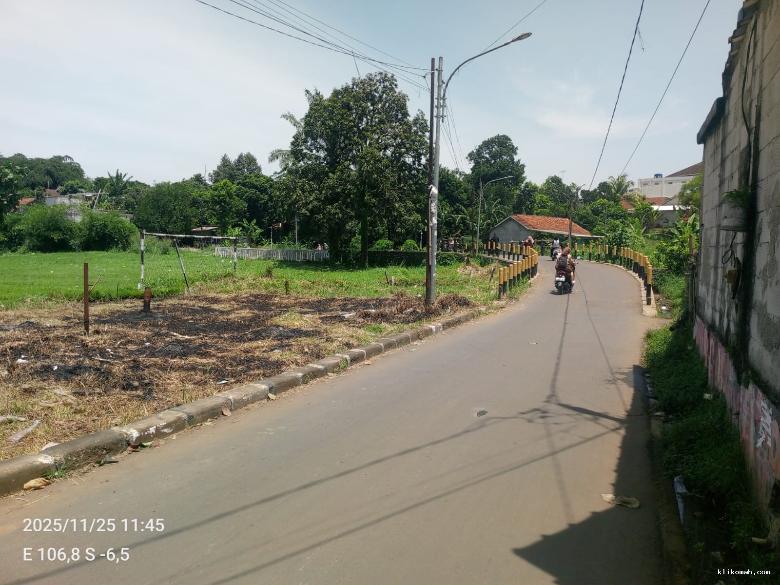Dijual Tanah strategis dekat dengan stasiun kereta api Bojong gede 